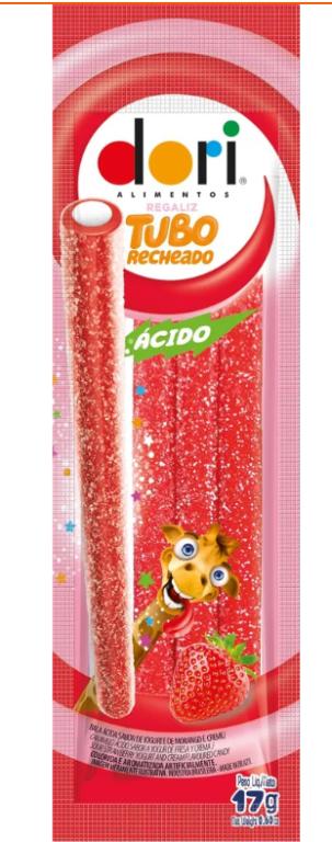 BALA DORI REGALIZ MORANGO SOUR 17G