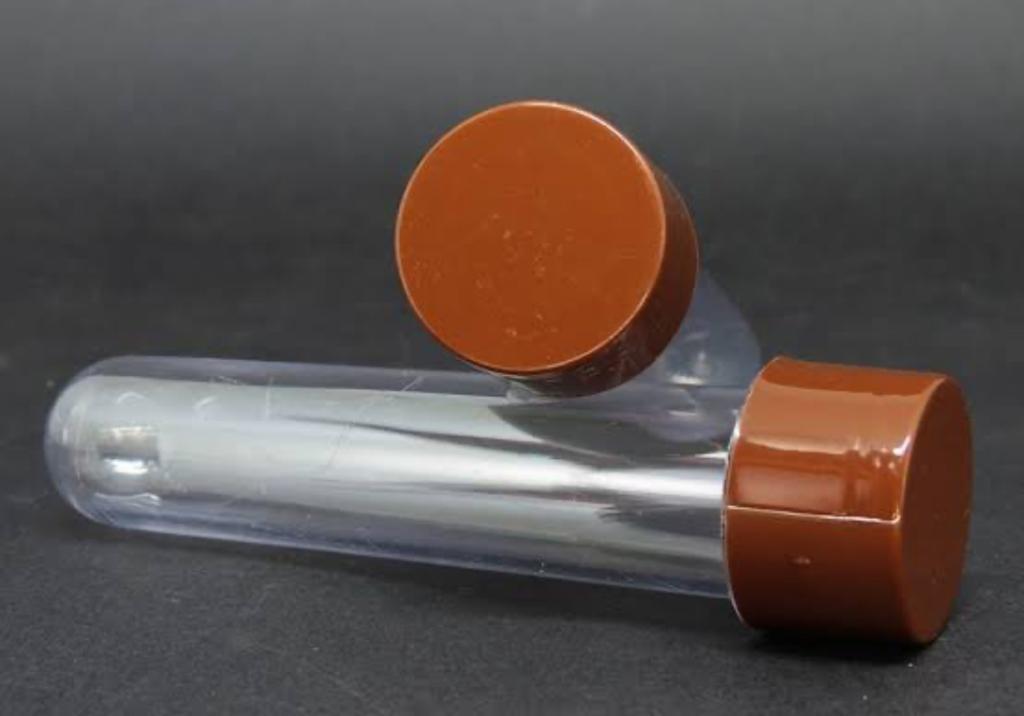 TUBETE 8CM MARROM C/10UN