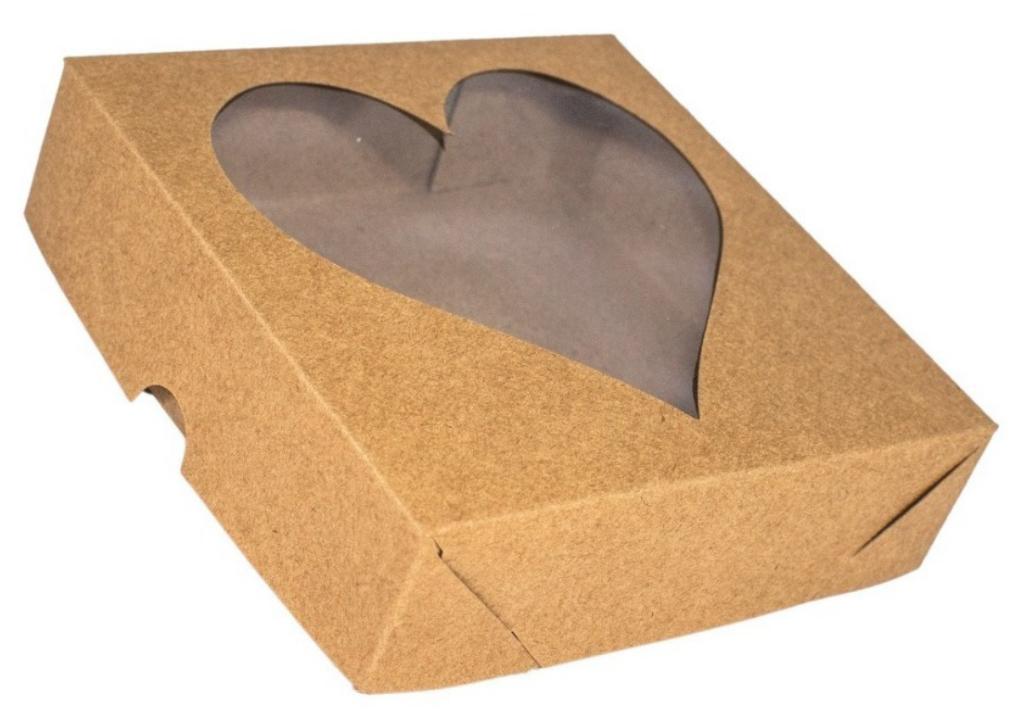 CAIXA KRAFT AGABOX CORACAO P/09 BRIGADEIRO GOURMET