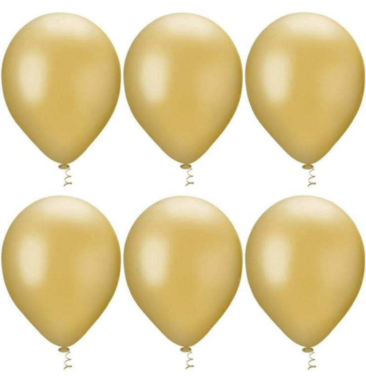 BALAO LISO RED. PIC PIC N°9 PEROLA OURO C/25UN