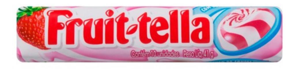 DROPS FRUIT-TELLA MORANGO C/ CREME DE LEITE 41GR