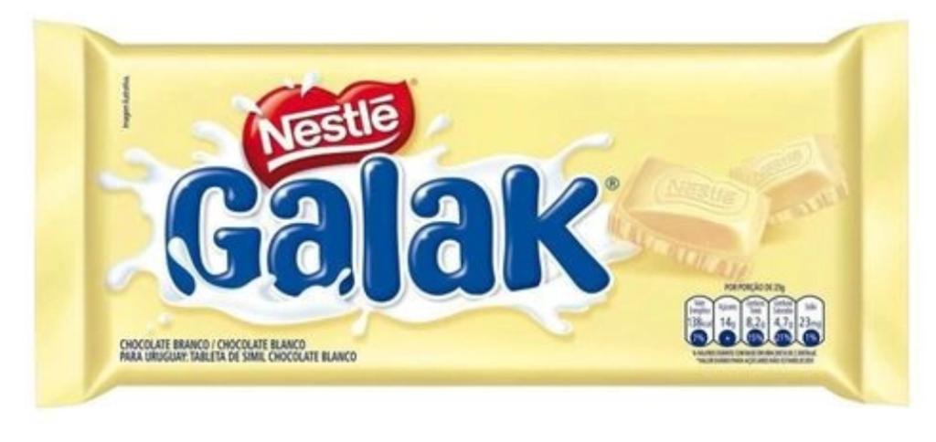 BARRA CHOC. NESTLE GALAK BRANCO 80G