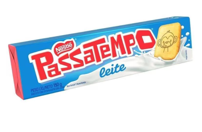 BISCOITO PASSATEMPO LEITE 150G