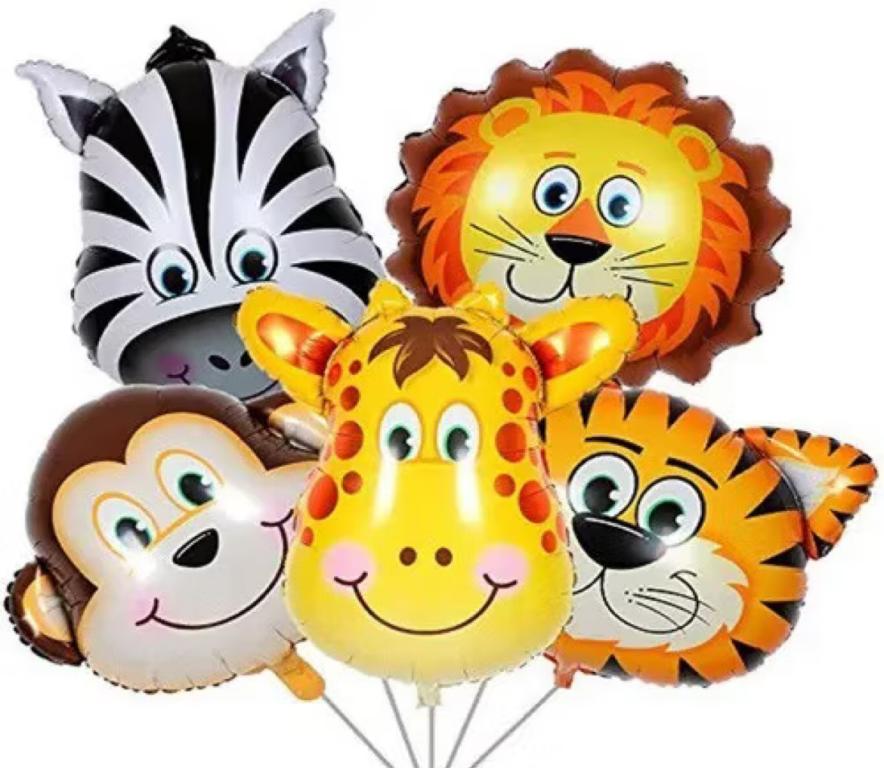 BALAO METALIZADO ANIMAL GIRAFA 55CM