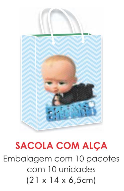 SACOLA TEMA PODEROSO CHEFINHO PAPEL SURPRESA C/10UN