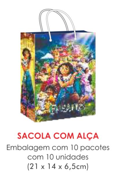 SACOLA TEMA ENCANTO PAPEL SURPRESA C/10UN
