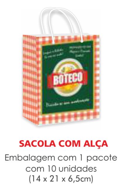 SACOLA TEMA BOTECO PAPEL SURPRESA C/10UN