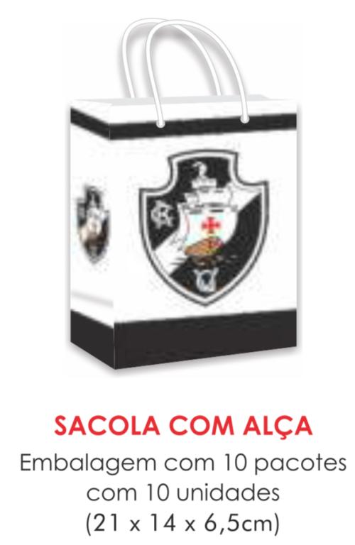 SACOLA TEMA VASCO PAPEL SURPRESA C/10UN