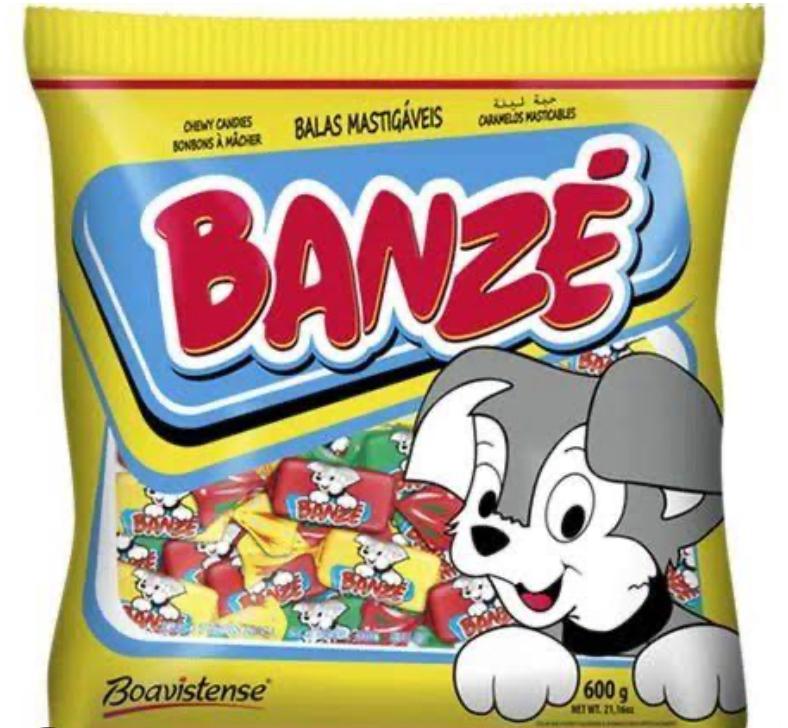 BALA MASTIGAVEL BANZE SORTIDA 500G