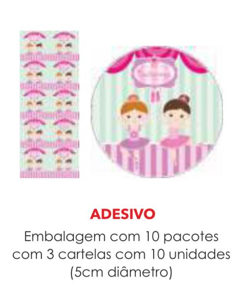 ADESIVO BAILARINA C/30UN