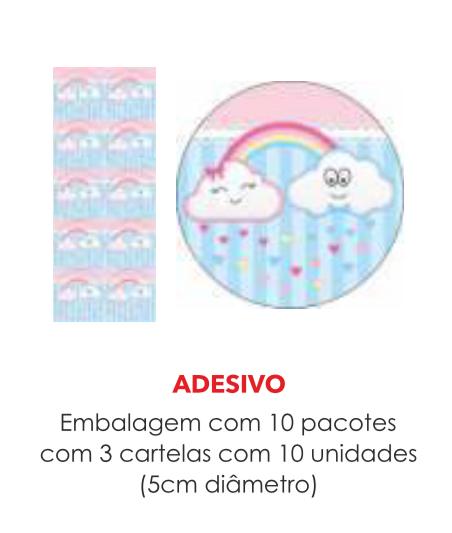 ADESIVO CHUVA DE AMOR C/30UN