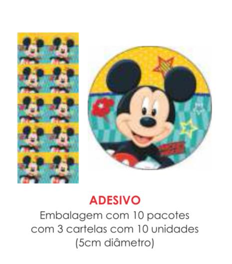 ADESIVO MICKEY C/30UN