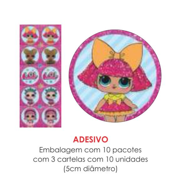 ADESIVO LOL SURPRISE C/30UN