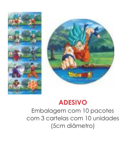 ADESIVO DRAGON BALL Z C/30UN