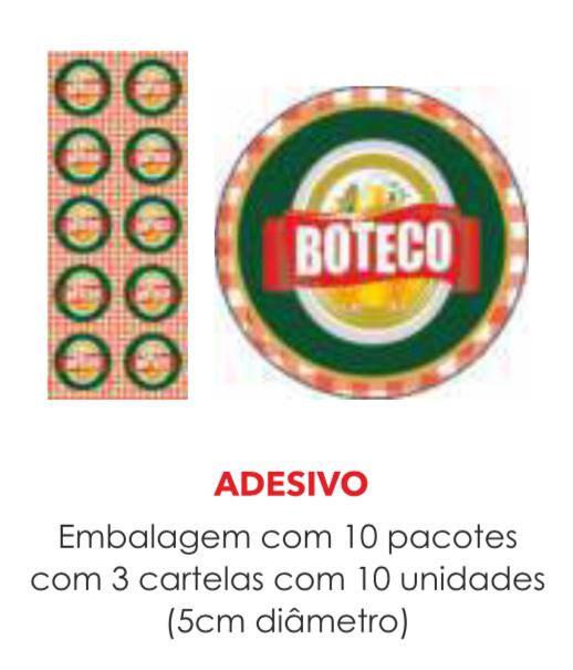 ADESIVO BOTECO C/30UN