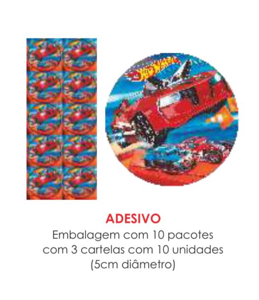 ADESIVO HOT WHELLS C/30UN