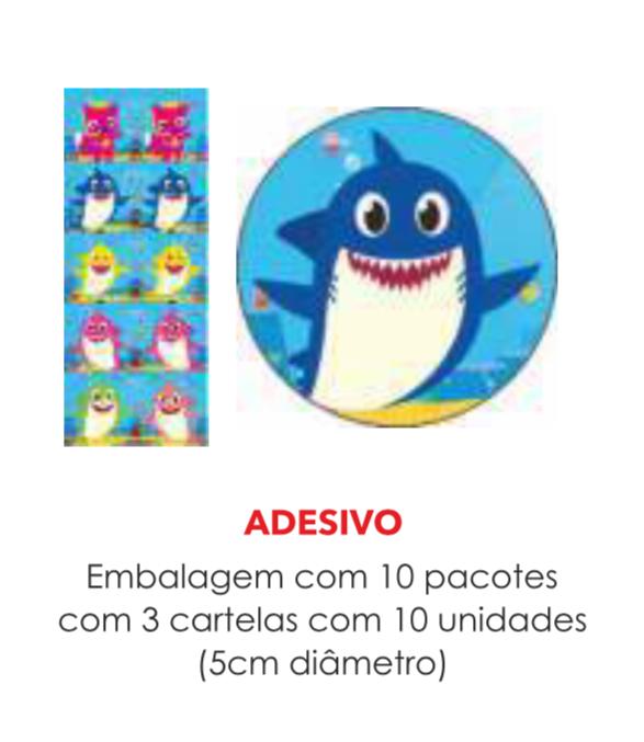 ADESIVO BABY SHARK C/30UN