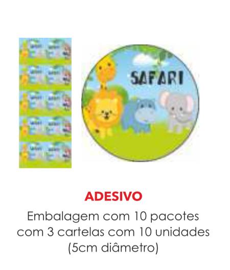 ADESIVO SAFARI C/30UN