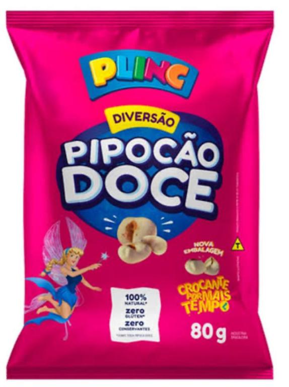 PIPOCA DOCE PLINC 80G