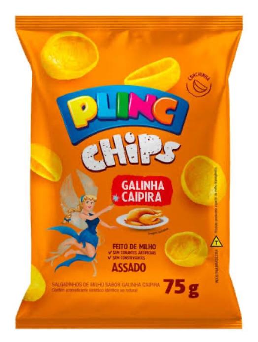 CHIPS PLINC GALINHA CAIPIRA 75G