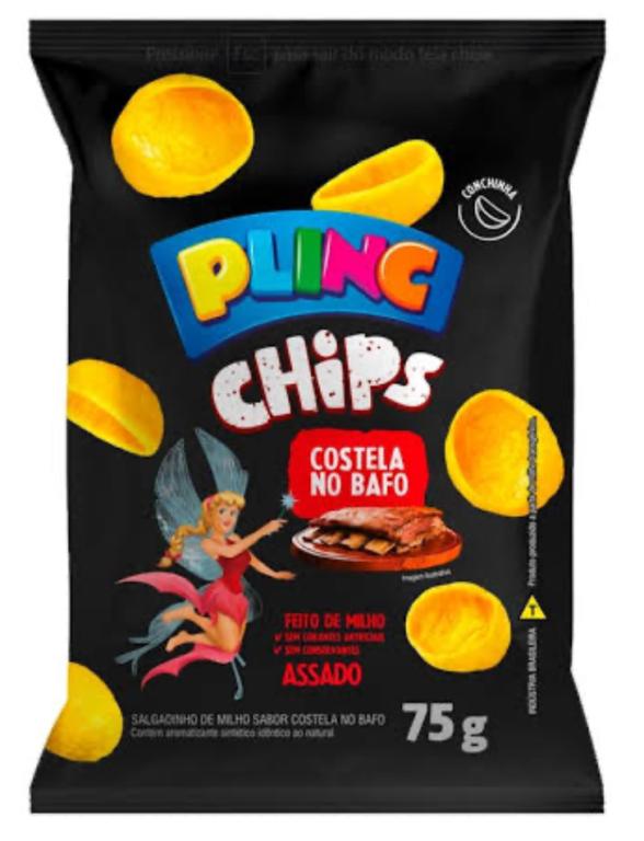 CHIPS PLINC COSTELA NO BAFO 75G
