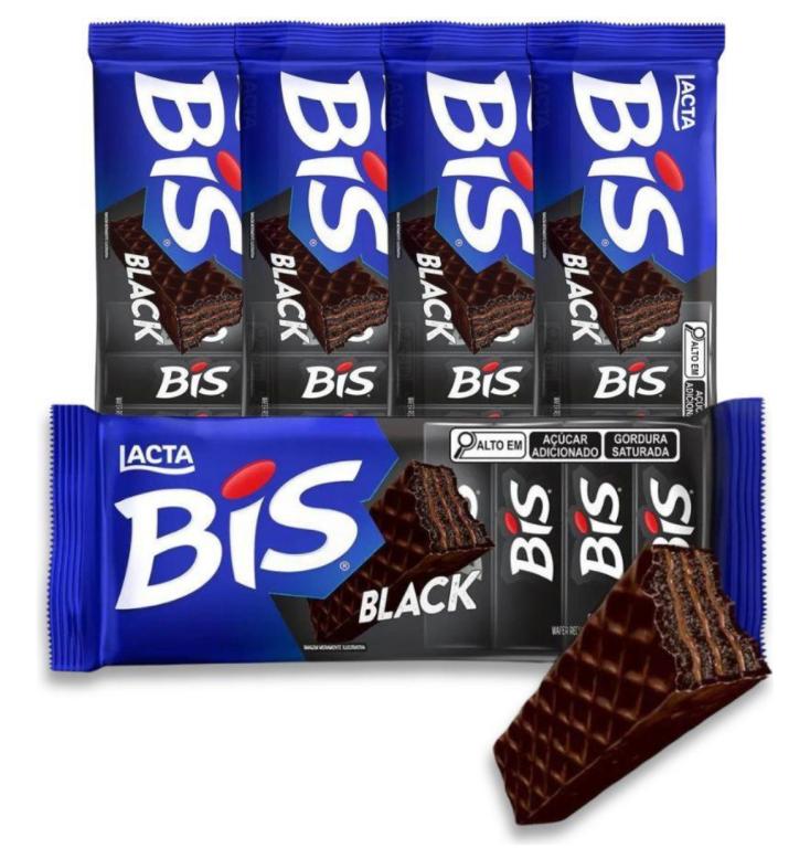 WAFER LACTA BIS BLACK 100,8G