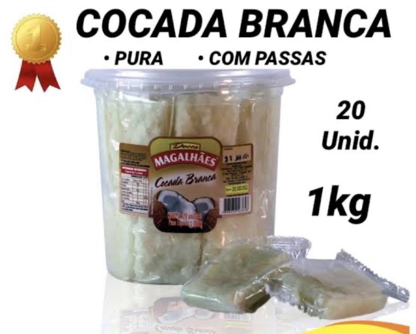 COCADA AO LEITE C/ PASSAS MAGALHAES C/20UN