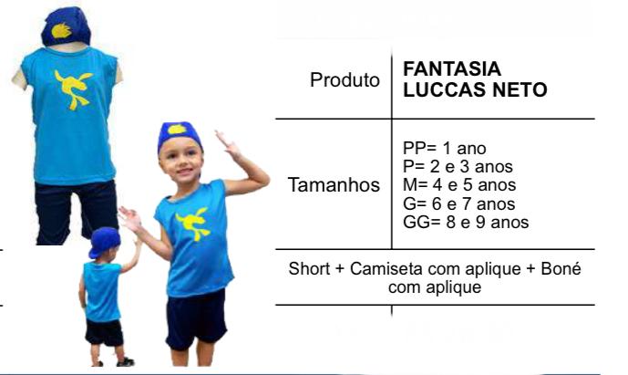 FANTASIA LUCCAS NETO TAM. GG