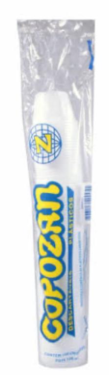 POTE PLAST. PS COPOZAN 100ML TRANSP. C/100UN