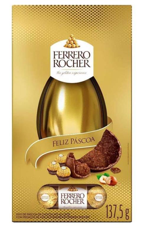 OVO FERRERO ROCHER AO LEITE CAIXA 137,5G