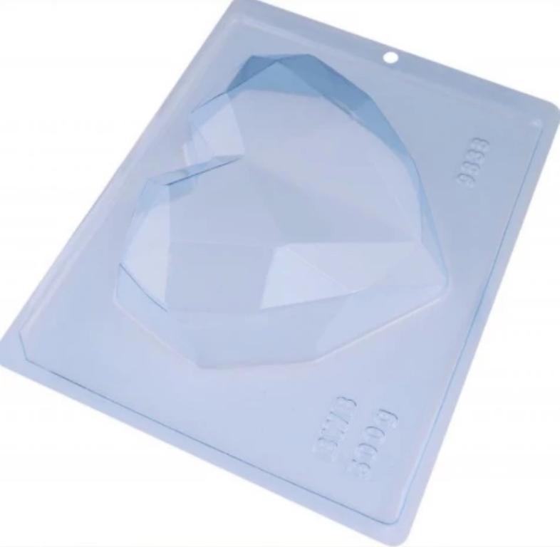 FORMA ESPECIAL 3 PARTES CORACAO LAPIDADO 500G REF. 9838