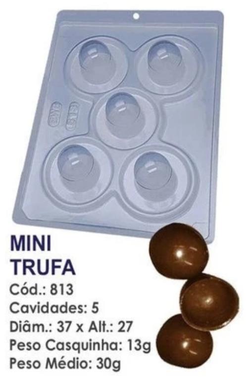 FORMA ESPECIAL 3 PARTES MINI TRUFA 30G REF. 813