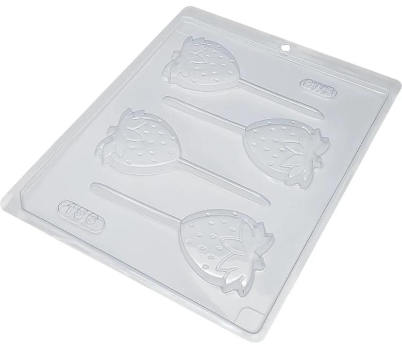 FORMA SIMPLES ACETATO PIRULITO MORANGO REF. 42