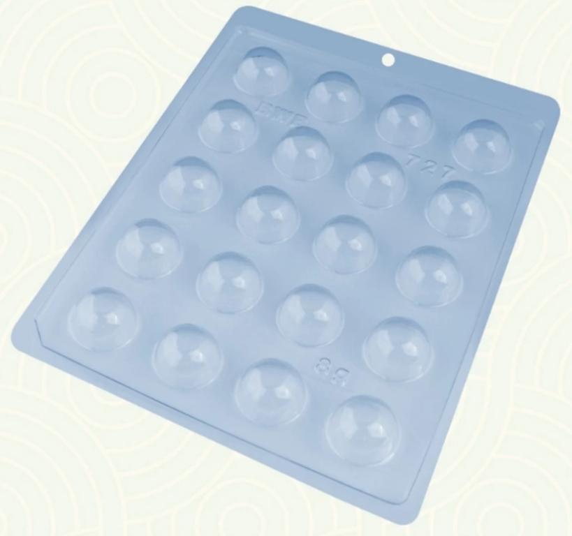 FORMA SIMPLES ACETATO BOMBOM LISO PEQUENO REF. 727