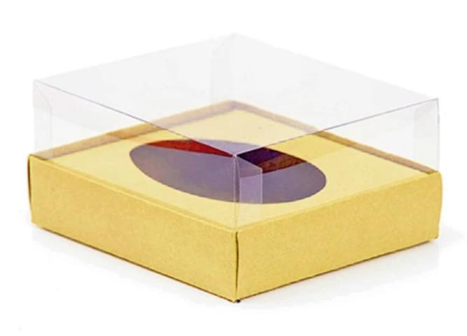 CAIXA OVO OURO BRILHANTE C/ COLHER 150G