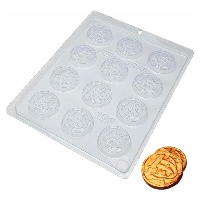 FORMA SIMPLES ACETATO MOEDA 1 REAL REF. 1026