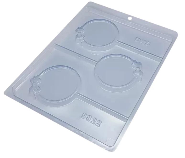 FORMA SIMPLES ACETATO PIRULITO ESPELHO REDONDO REF. 9822