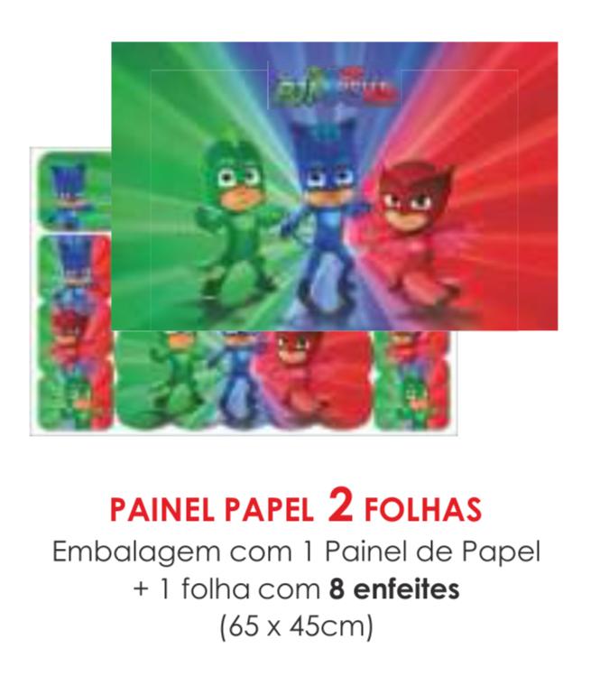 PAINEL ECONOMICO 2 FOLHAS PJ MASKS