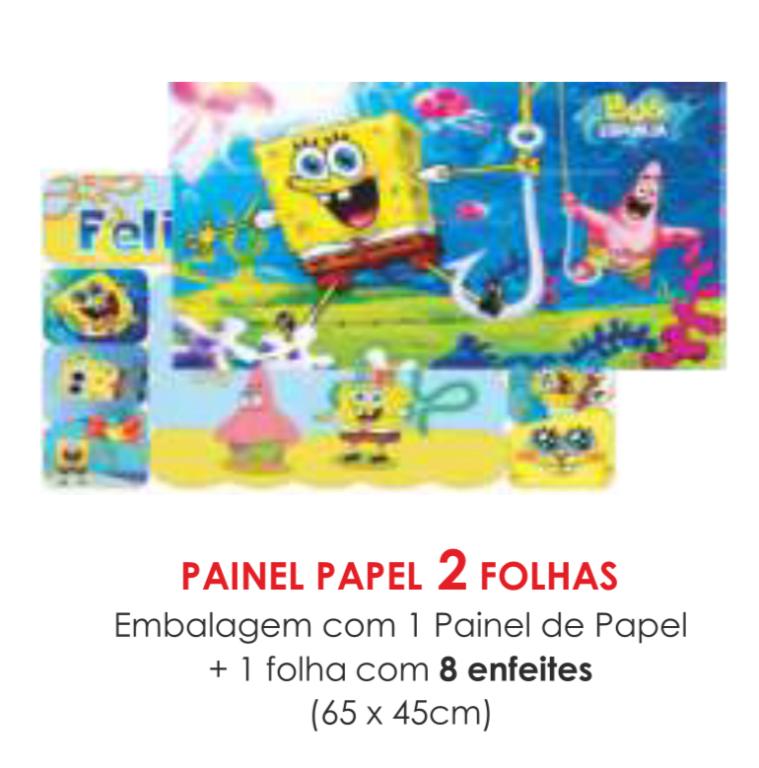PAINEL ECONOMICO 2 FOLHAS BOB ESPONJA