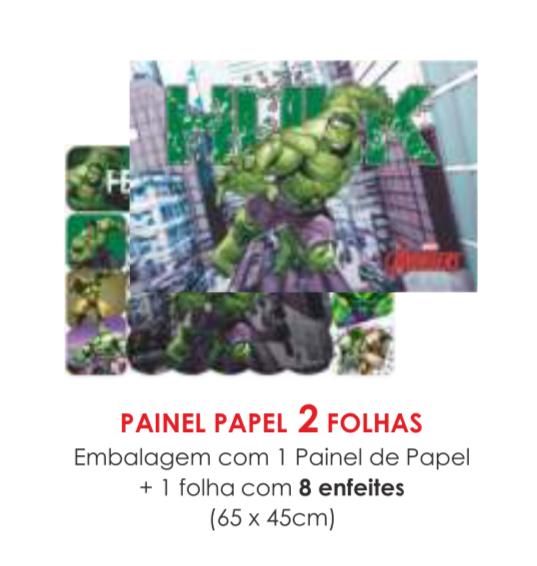 PAINEL ECONOMICO 2 FOLHAS HULK