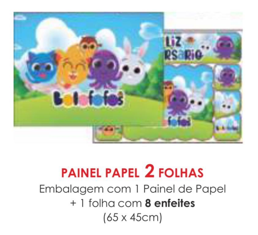 PAINEL ECONOMICO 2 FOLHAS BOLOFOFOS