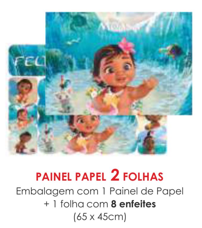 PAINEL ECONOMICO 2 FOLHAS MOANA BABY