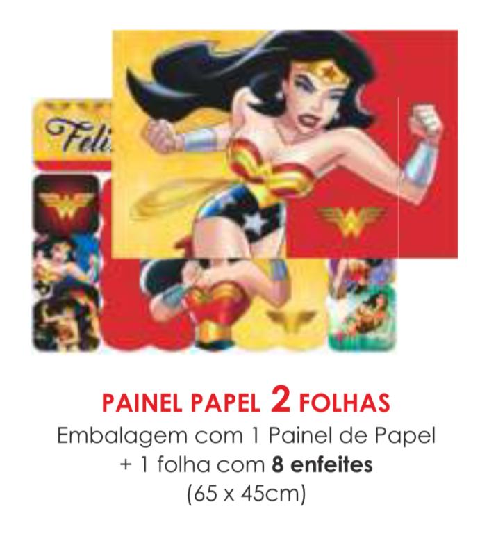 PAINEL ECONOMICO 2 FOLHAS MULHER MARAVILHA