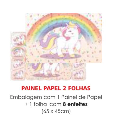 PAINEL ECONOMICO 2 FOLHAS UNICORNIO