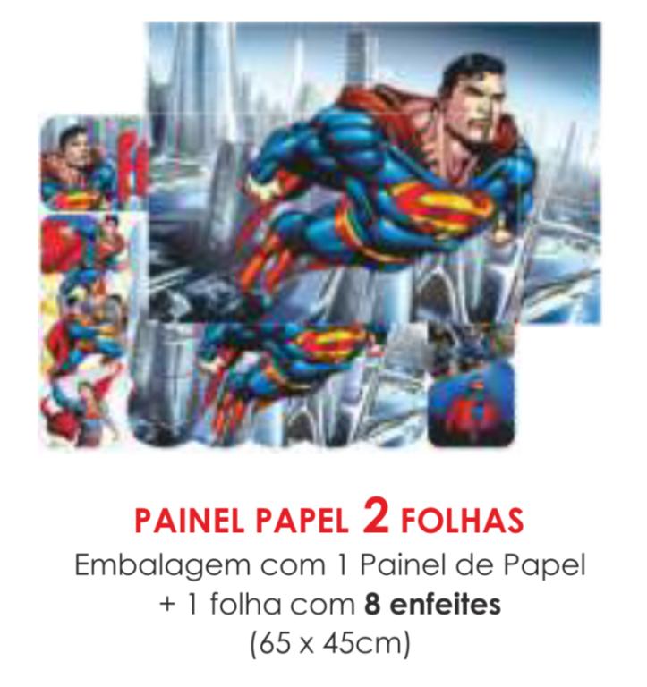 PAINEL ECONOMICO 2 FOLHAS SUPER HOMEM