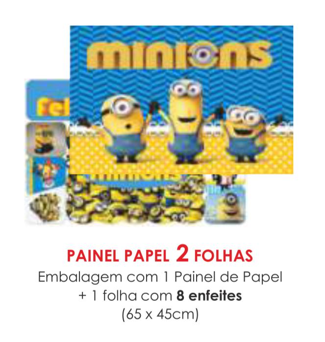 PAINEL ECONOMICO 2 FOLHAS MINIONS