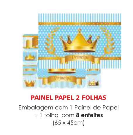 PAINEL ECONOMICO 2 FOLHAS COROA PRINCIPE AZUL