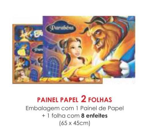PAINEL ECONOMICO 2 FOLHAS A BELA E A FERA