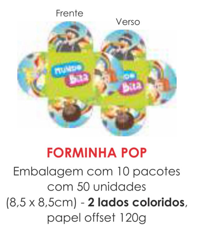 PORTA BOMBOM TEMA MUNDO BITA 8,5X8,5CM C/50UN