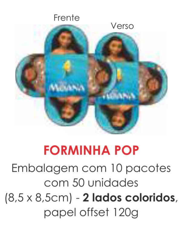 FORMINHA PAPEL PLOV TEMA MOANA C/50UN